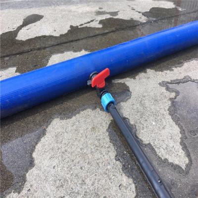 China 10 inch diameter watering high pressure pvc layflat irrigation pipe lay flat irrigation hose for sale