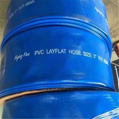 China High Quality Can Be Worked Under High Temperature Layflat Flexible Hose Pvc for sale