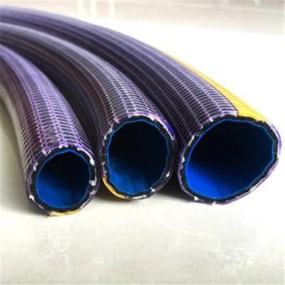 China Plastic expandable water hose reinforced flexible wire spiral braided garden pvc water hose pipe for sale