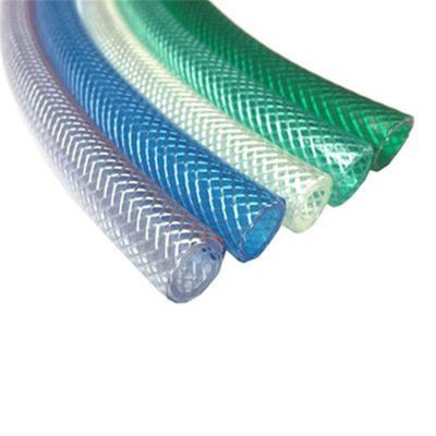 China 1 inch food grade 32mm fiber clear poly braid reinforced pvc braided hose suppliers manufacturer price for sale