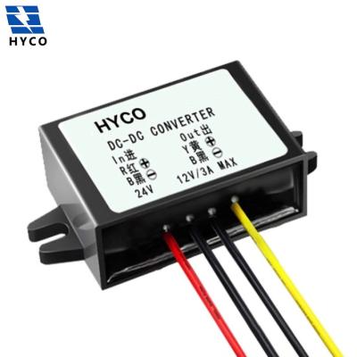 China 12V 2A 3A DC Step Down Converter Buck Buck Modules 24V Vehicle Waterproof for sale