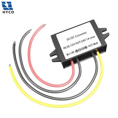 China Vehicle DC-DC Converter 48V To DC 24V Step Down Transformer Module 1A~3A for sale