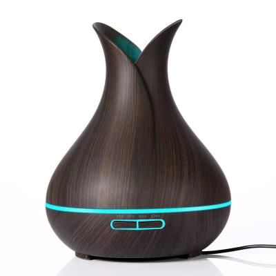 China Color Changing Remote Control LED Light Home 400ml Cool Mist Maker To Spray Ultrasonic Humidifier Air Aroma Oil Diffuser for sale