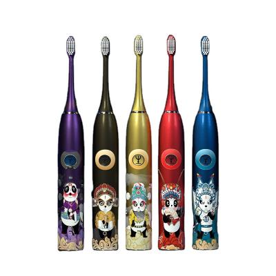 China Fashion Battery Operated Waterproof Adult Dental Care Sonic Electric Toothbrush With Charging Case for sale