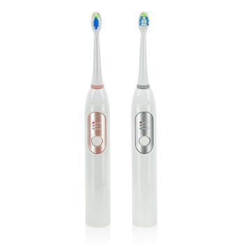 China Cheap Adult Smart Toothbrush Battery Operated White Label 3 Modes Electric Toothbrushes for sale