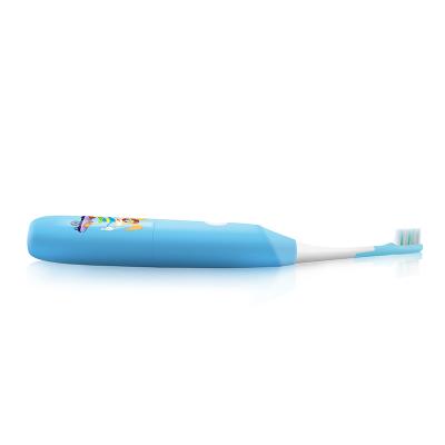 China New Kids Toothbrush Battery Operated Biodegradable Head Small Electric Sonic Toothbrush for sale