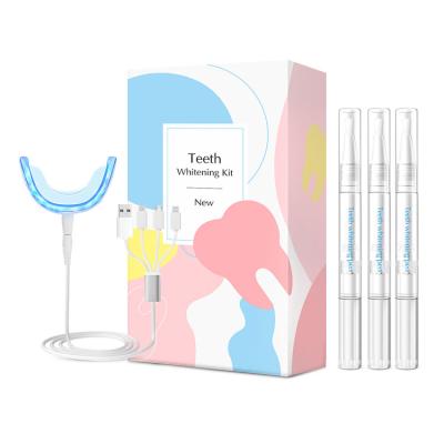 China Cold light whitening best private logo customizable prefesstional dental usb led light teeth whitening led kits for sale