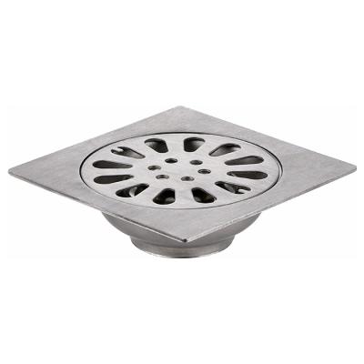 China Square modern stainless steel direct floor drain is safe, durable and trustworthy for sale