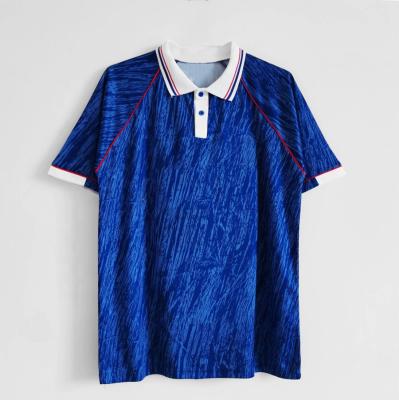 China Quick Dry Classic Retro Soccer Jersey Football Practice Shirts for sale