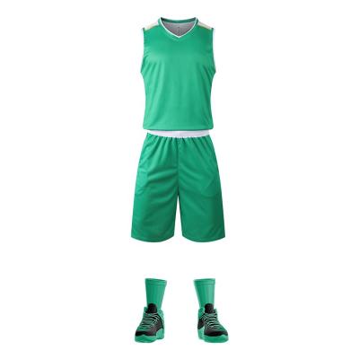 China Best 2021 Youth College Basketball Jersey Uniform Cheap Reversible Antibacterial Custom Made Sublimation for sale