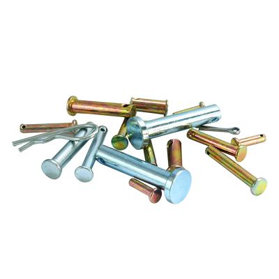 China ZINC EN22341 ISO2341 DIN1444 ANSI/ASMEB18.8.2 finger clevis with main steel clevis pin for sale