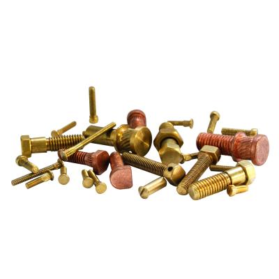 China Flat M4 M5 M6 M8 Knurled Brass Screw for sale