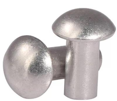 China Solid Stainless Steel Round M3X12 Head Stainless Steel Rivets for sale