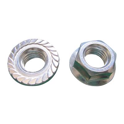 China Heavy Industry M3 M4 M5 M6 M8 M10 DIN6923 Castellated Hexagon Flange Nut for sale