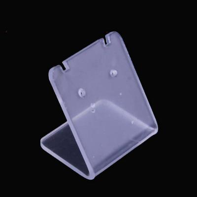 China L Shaped Acrylic Earrings Display Jewelry Rack Stud Bracket For Props for sale