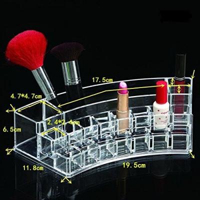 China Dustproof Acrylic Cosmetic Storage Box Organizer Private Logo for sale