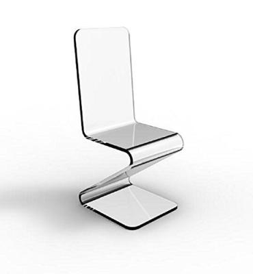 China Acrylic Plexiglass Lucite Z Chair High Light Transparency for sale