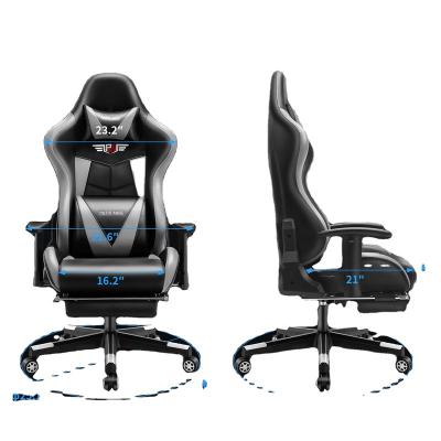 China (Height)Adjustable Game Racing Gaming Chairs Computer Office Gaming Chair With Footrest Custom Logo for sale