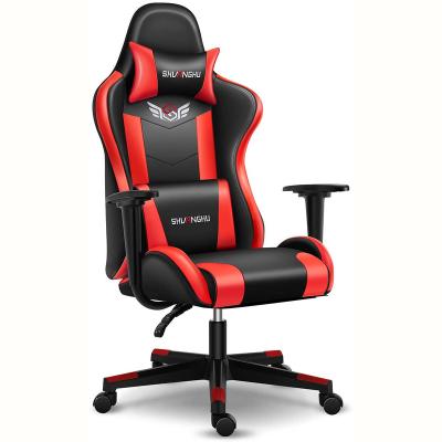 China Cheap Red Custom Ergonomic RGB Adjustable PC Chair Gaming Chair (Height) Packing for sale