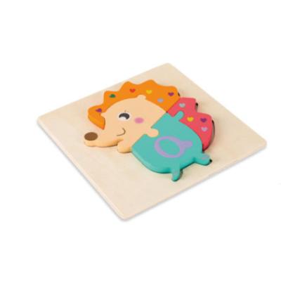 China 3D Building Product Hot Selling Toy Animal Early Education Wooden Puzzle for sale