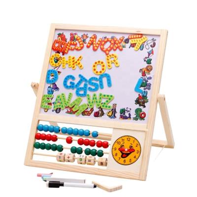 China Multifunctional Educational Game Both Sides Kids Educational Toys Drawing Board Magnetic Educational Study Toy for sale