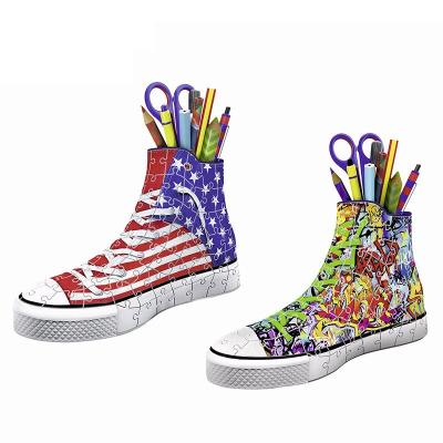 China Toy Sneaker American Style 108 piece 3D educational puzzle for kids and adults - easy click technology means the pieces fit together perfectly for sale