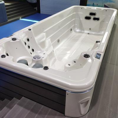 China USA Aristech Acrylic Luxury High Quality Customizable Outdoor Hydrotherapy Swimming Pool Spa (Fiberglass Reinforcement) Endless Pool Spa for sale