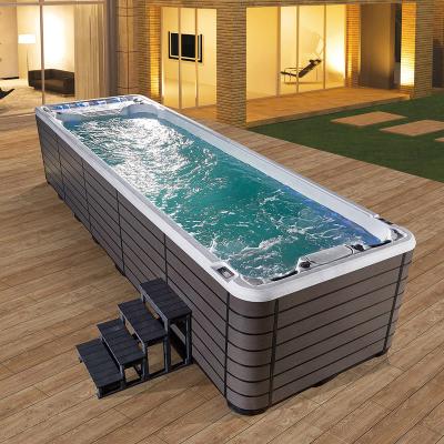 China 7m good quality and comfort swim spa modern endless pool design modern commercial pool spa swimming pool for sale