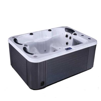 China Modern High End Custom Whirlpool Freestanding Massage Tub With Outdoor Whirlpools Jets Spa Pool for sale