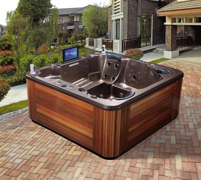 China Factory Direct Sales Modern Customizable Luxury Massage Outdoor Whirlpool Tub Spa for sale