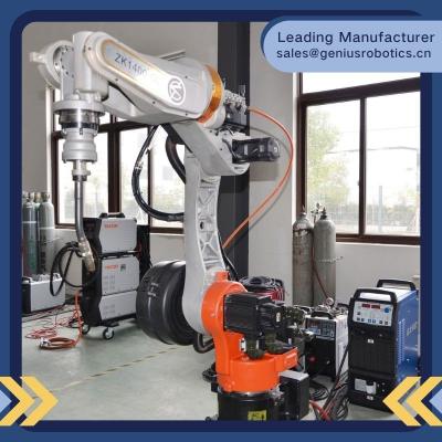 China El doble del sistema del robot de la soldadura al arco automática coloca el alcance de trabajo de 2000m m en venta