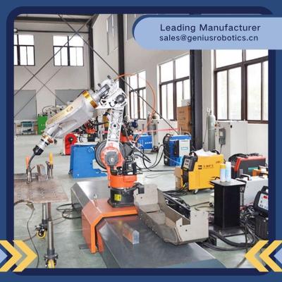 China Car Frame Robotic Arc Welding Machine , Automation Welding Robot Mag Simple Operation for sale