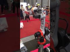 High quality industrial welding robot showed on Essen welding fair