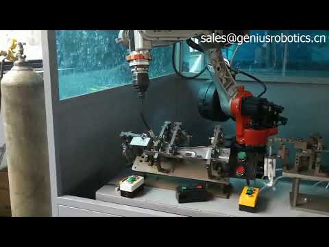 6 axis industrial mig welding robots for auto parts