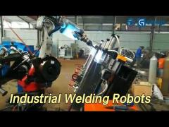 24KVA Box Industrial Welding Robots Automatic 6 Axis High Speed For Metal