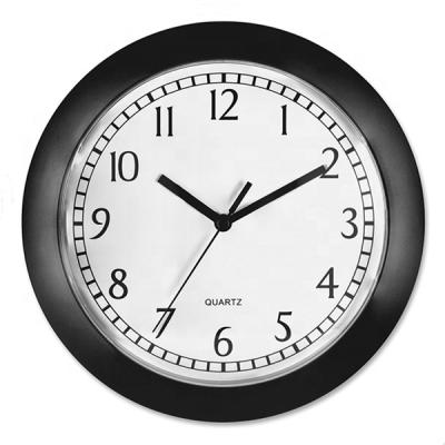 China Simple antique style quartz plastic silent wall clock for home decoration for sale