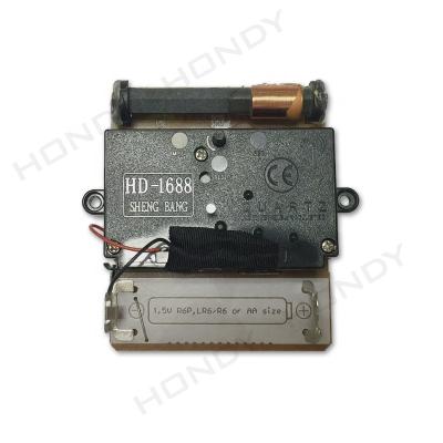 China Brief HD 1688 Mini Slim DCF MSF JJY RC Plastic Mechanical Alarm Clock Movement For Desk Clock for sale