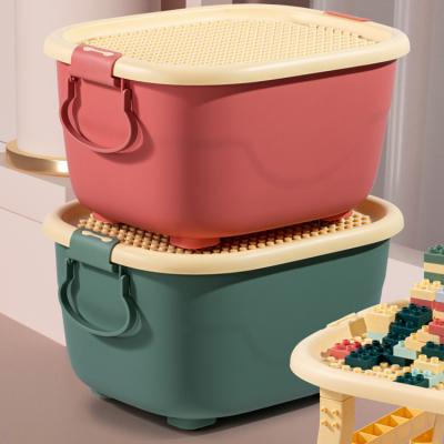 China Multifunctional Viable Storage Container Children's Organizer Toy Boxes Spare Parts Fun Storage Box for sale