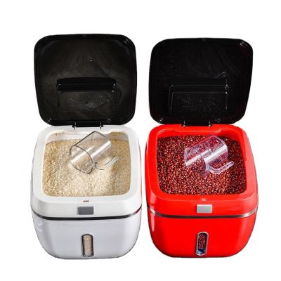 China New Viable Kitchen Rice Cereal Household Beans Cereal Food Container Food Storage Box Rice Bucket for sale