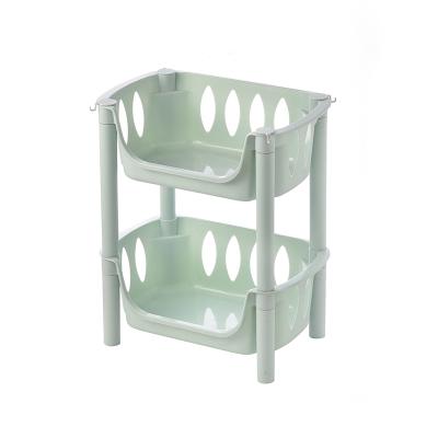 China Good Quality Plastic Corner Rack Kitchen Shelf Household Multi-Functional Sustainable Shelf Plastic Organizer for sale