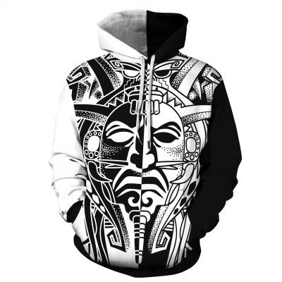 China Anti-pilling 2022 New Couples 3D Ethnic Digital Printed Men Plus Size Hoodies Pockets Street Top Jacket Outdoor Sports Casual Hoodies for sale