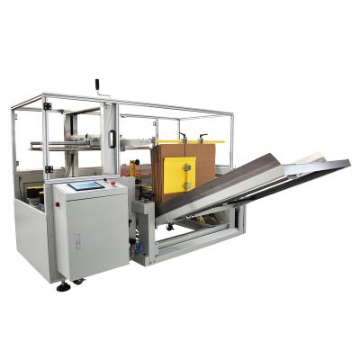 China Food Cardboard Tray Former Carton Erector Box Folding Machine TKX-01 medium speed carton unpacking machine for Airplane box for sale