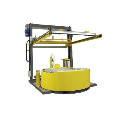 China Food Battery Powered Self Propelled Pallet Wrapper Robot Stretch Wrapping Machine for sale