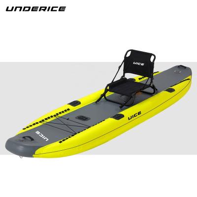 China Pro Water Sports OEM Fishing Inflatable Air Boat Kayak Outdoor Drop Stitch Kayak for sale