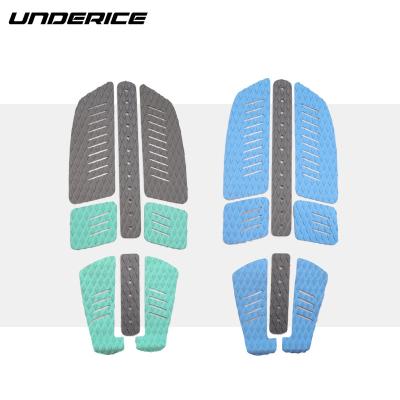 China Water Sports Area Wholesale Customized High Quality Eva Foam Surfboard Deck Traction Pad Tail Pads With Player For Stomp for sale