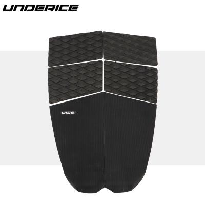 China Wholesale Customized Safety Surfboard Deck Eva Pad Kick Pad Front Tail Set Self-adhesive Non-slip Pad Traction Mat Water Sports Area sip adhesive for sale