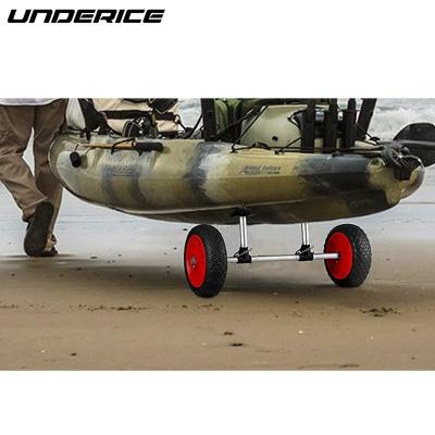 China Uice Sit On Top Kayak Cart Tools Aluminum Kayak Trailer Beach Cart Cart Portable Aluminum Cart Fishing Kayak Cart for sale