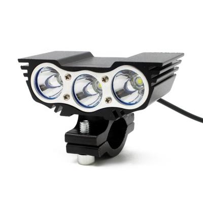 China 3000Lm 3000Lm 3x CREE 30W LED Head Lamp Motorcycle Front Eagle 3led Light Handle High Low/Flashing Light Bar Fit For Motorbike for sale