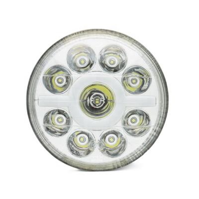 China Glass+PCB+Metal H22motorcycle 12v light beam 9LED round motorcycle light t headlight for cd70 CDI jh70 for sale