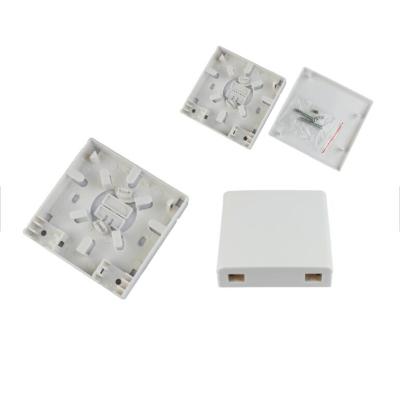 China Switch Box Fiber Optic Wall Face Plate FTTH FTTB FTTX Network Ftth Home Fiber Face Plate 86 Type for sale